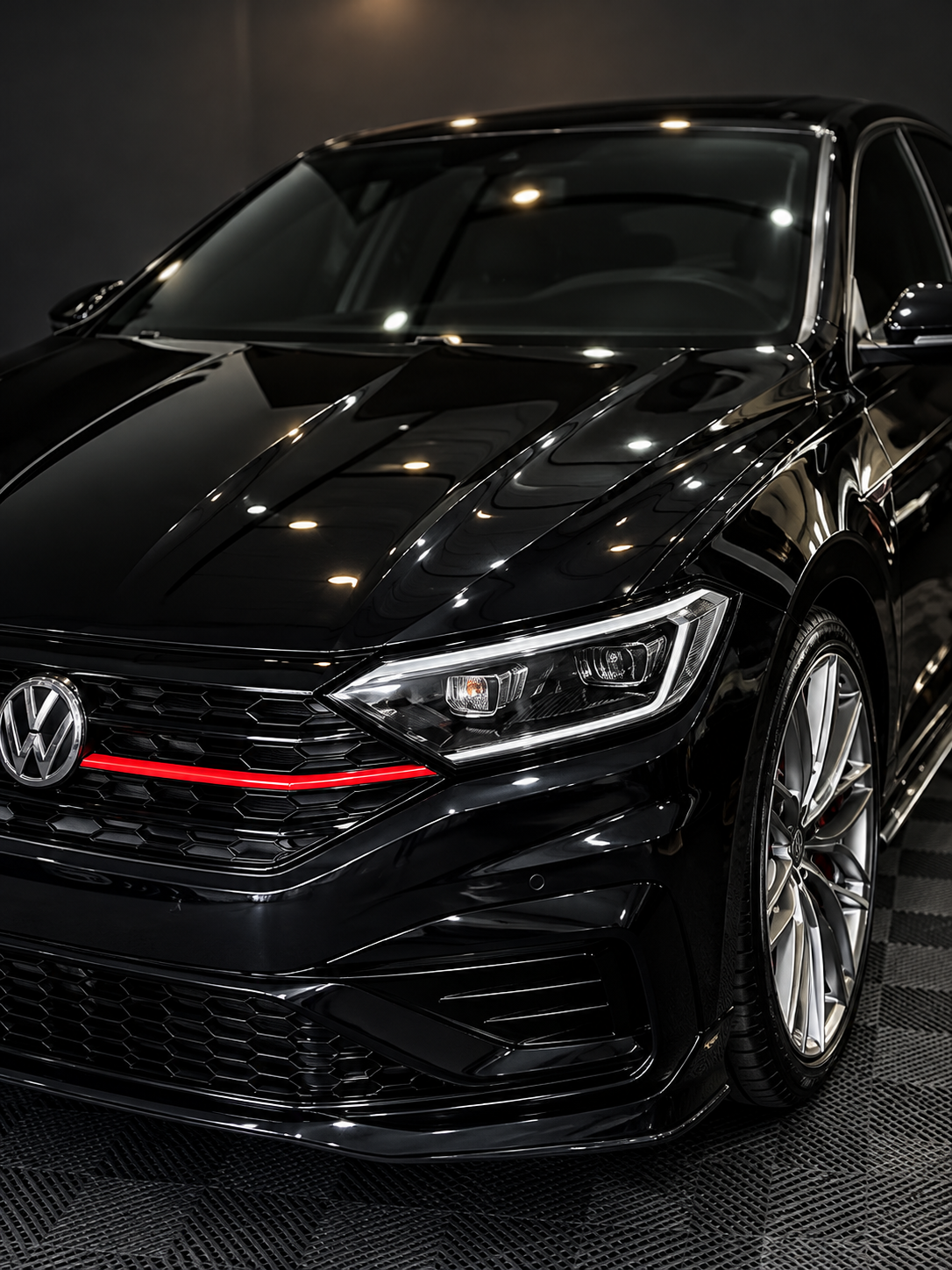 Detalhe de Jetta preto